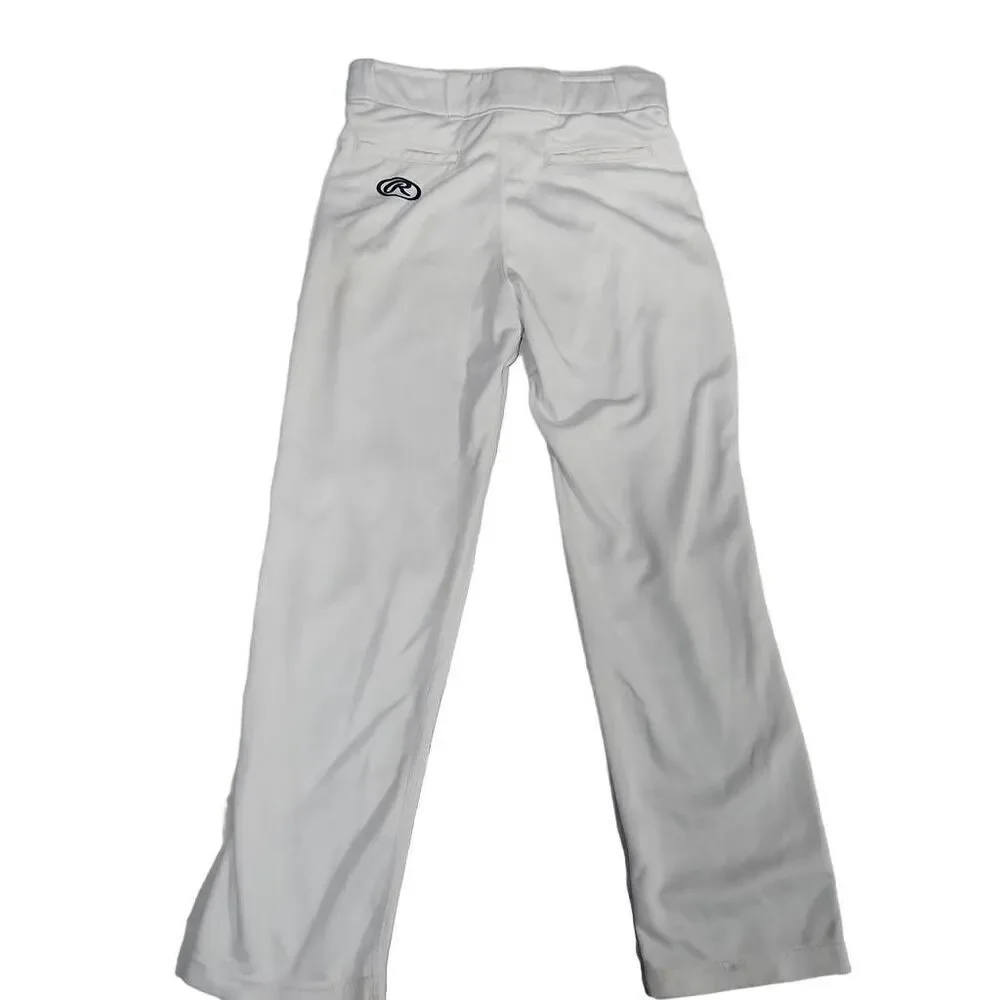 Rawlings Boys Size XL White Semi-Relaxed Baseball Pants